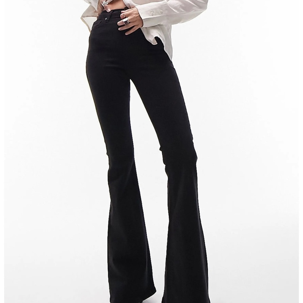 Topshop Jamie Flare Petite Jeans